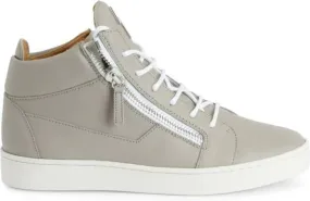 Giuseppe Zanotti Frankie logo-plaque sneakers Grey