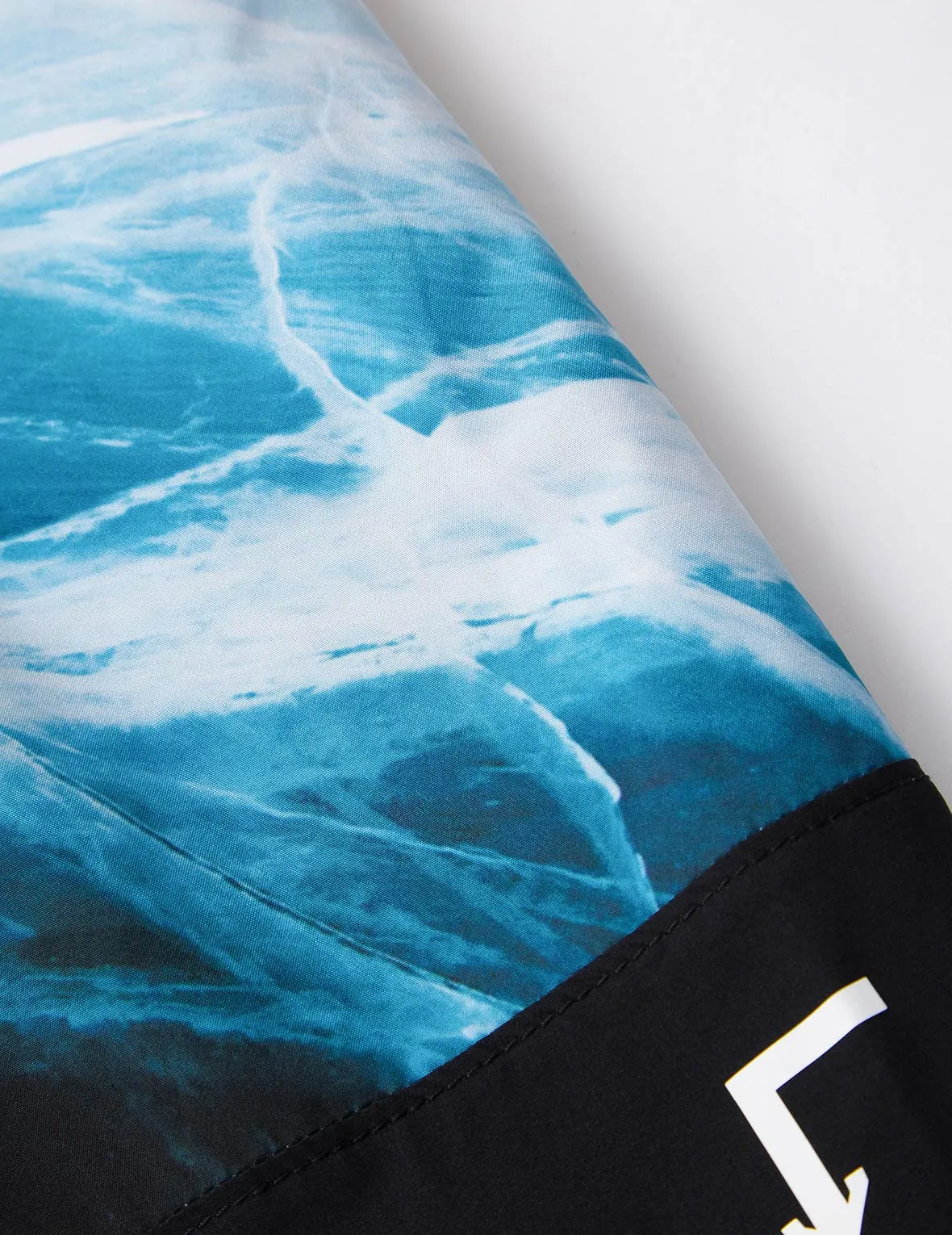 Glacier Logo Print Padded Windbreaker