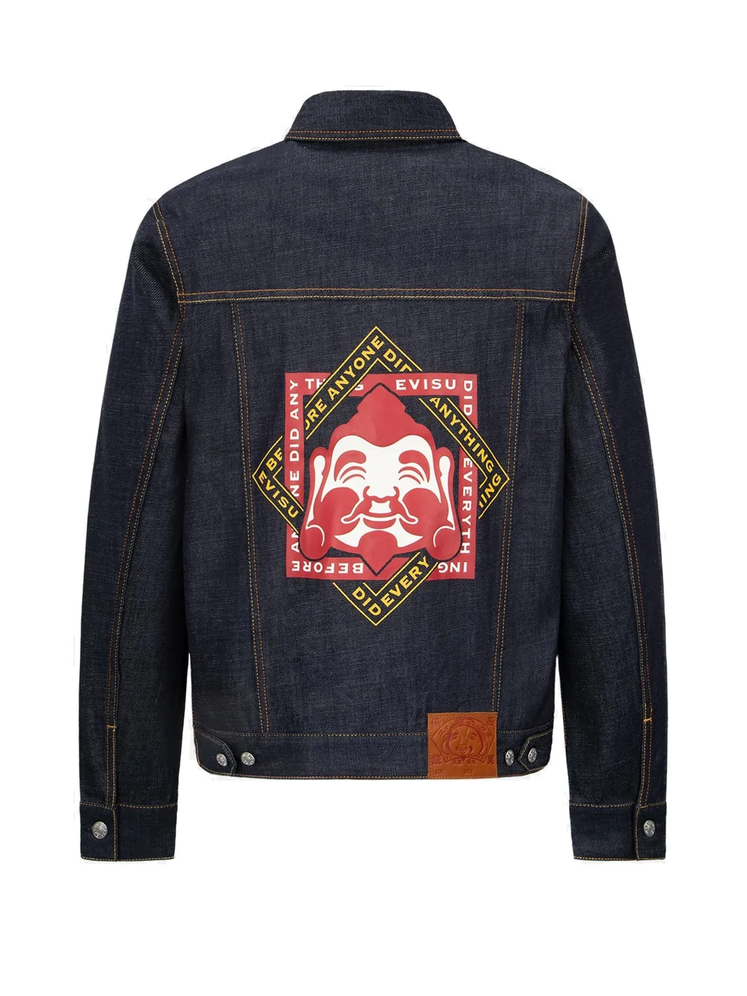 Godhead Print Denim Jacket