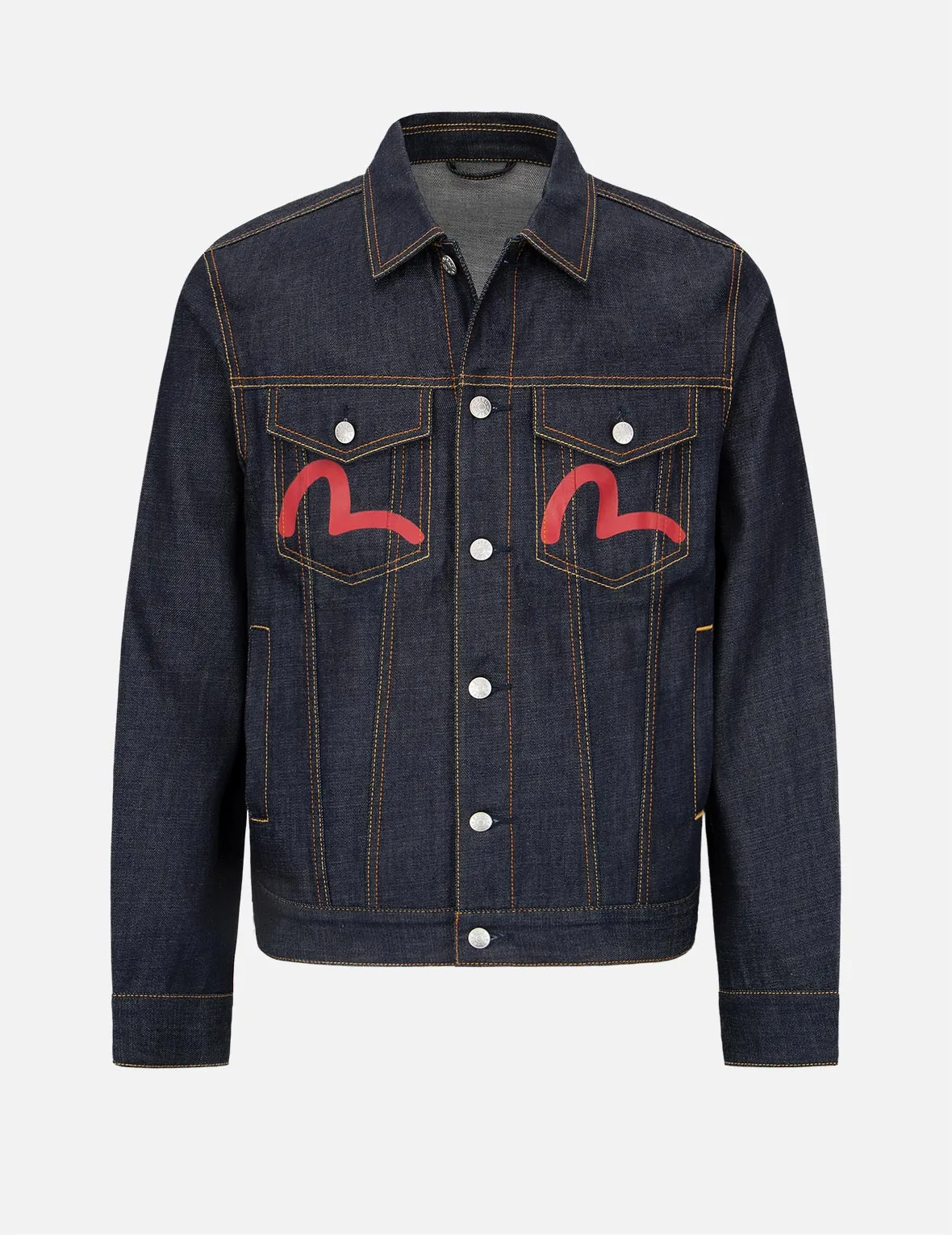 Godhead Print Denim Jacket