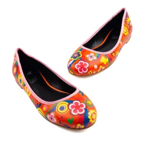 Groovy Remix Ballet Flats