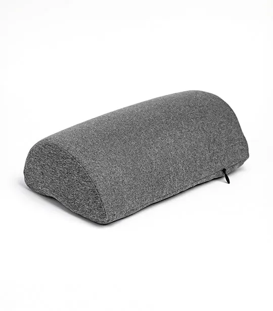 Half Cylinder Travel Pillow Gray