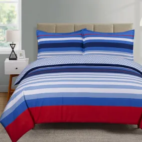 Harbor Stripe Duvet Cover Set