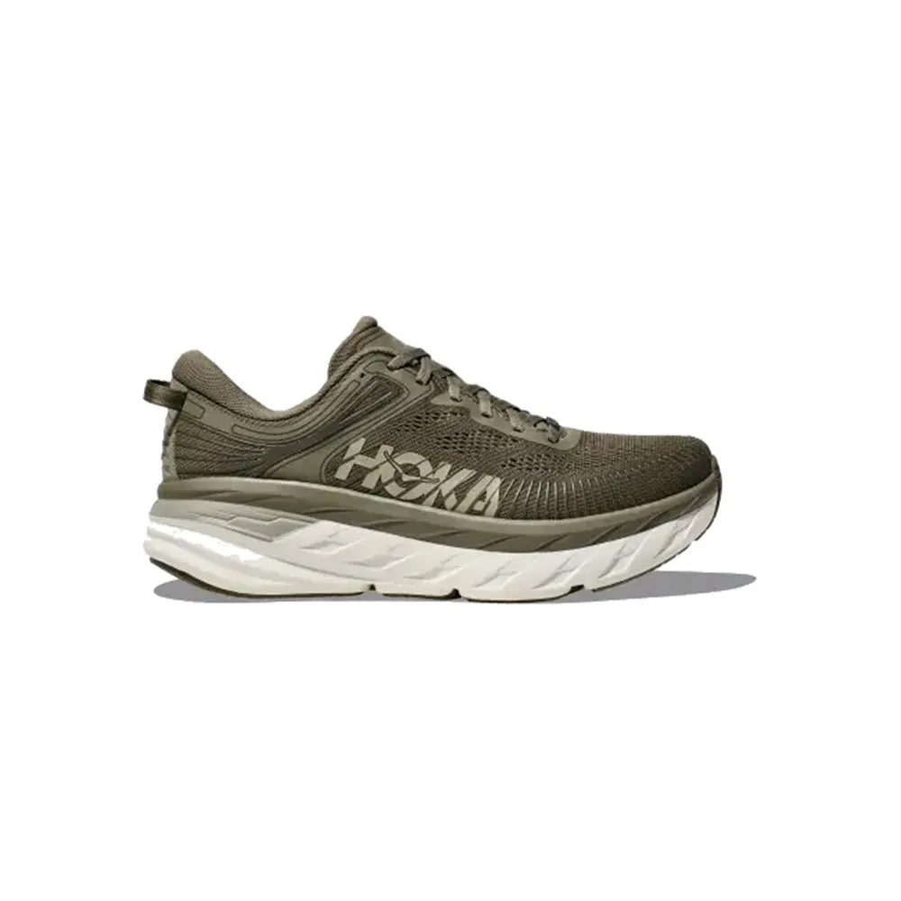 HOKA BONDI 7 OLIVE HAZE/WHITE - MENS