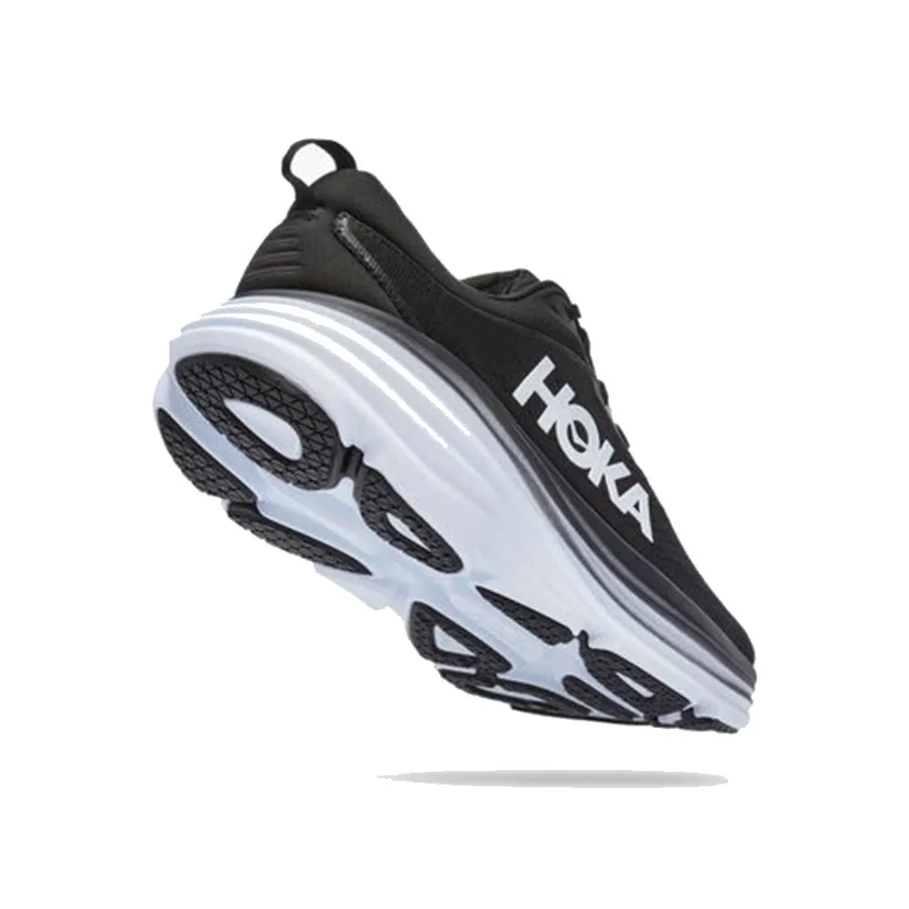 HOKA BONDI 8 BLACK/WHITE - MENS