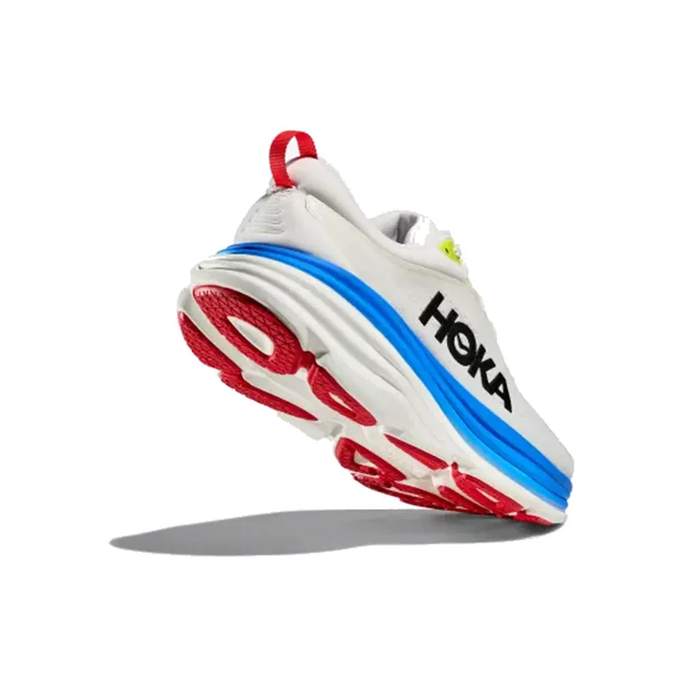 HOKA BONDI 8 BLANC DE BLANC/VIRTUAL BLUE - MENS