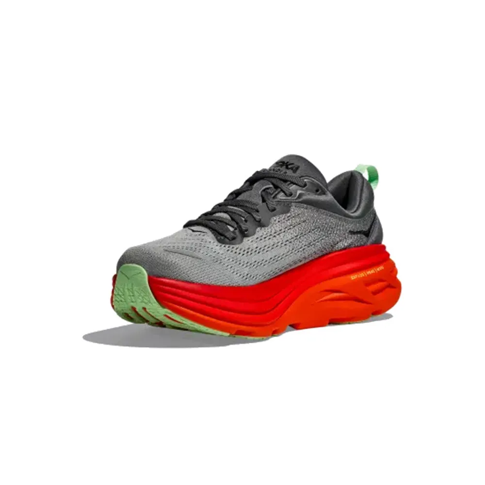 HOKA BONDI 8 CASTLEROCK/FLAME - MENS