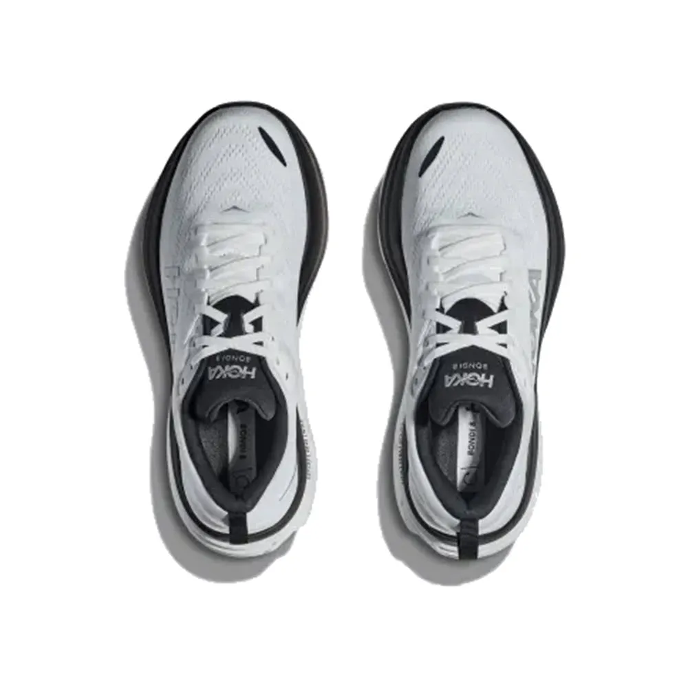 HOKA BONDI 8 WHITE/BLACK - MENS