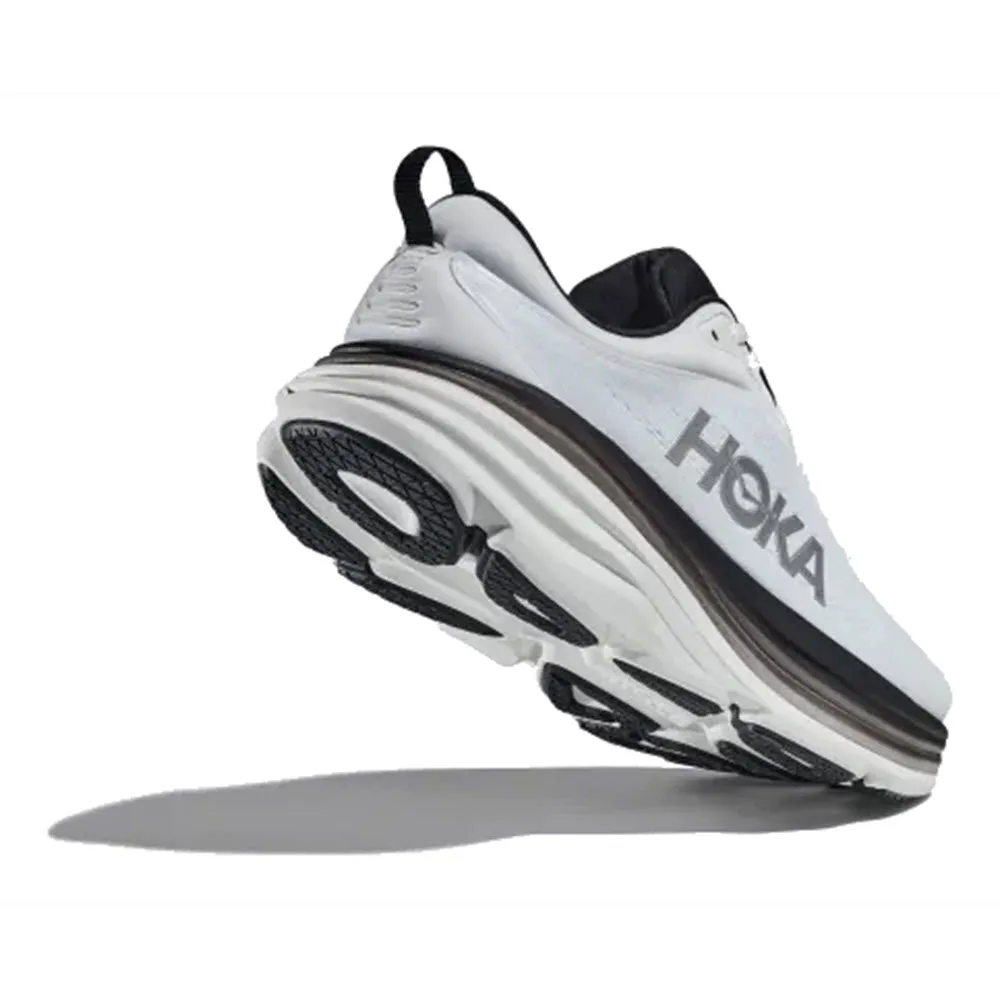 HOKA BONDI 8 WHITE/BLACK - MENS