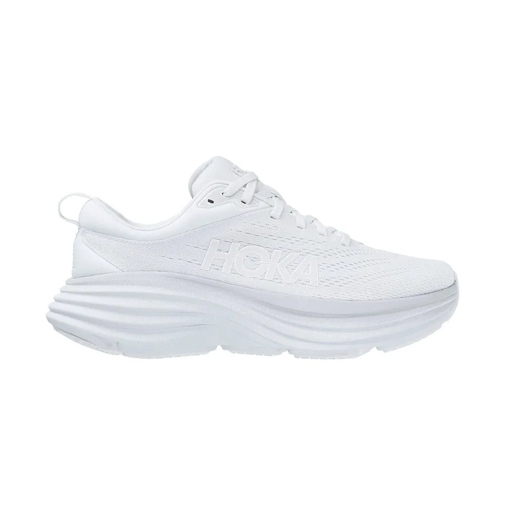 HOKA BONDI 8 WHITE/WHITE - WOMENS