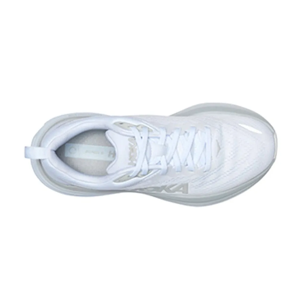 HOKA BONDI 8 WHITE/WHITE - WOMENS