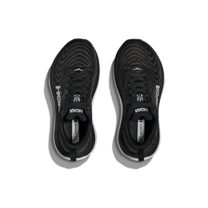 HOKA GAVIOTA 5 BLACK/WHITE - WOMENS