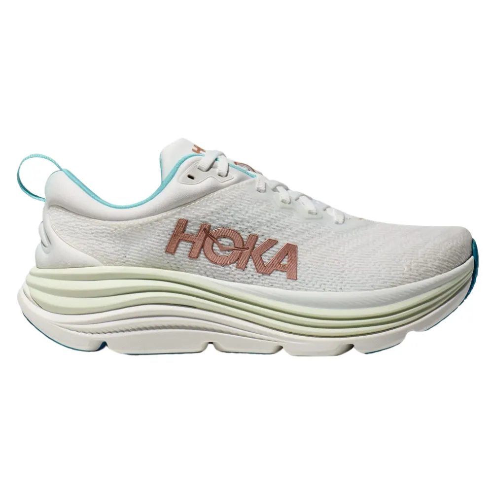 Hoka Gaviota 5 Frost/Rose Gold Running Shoe (Women's)