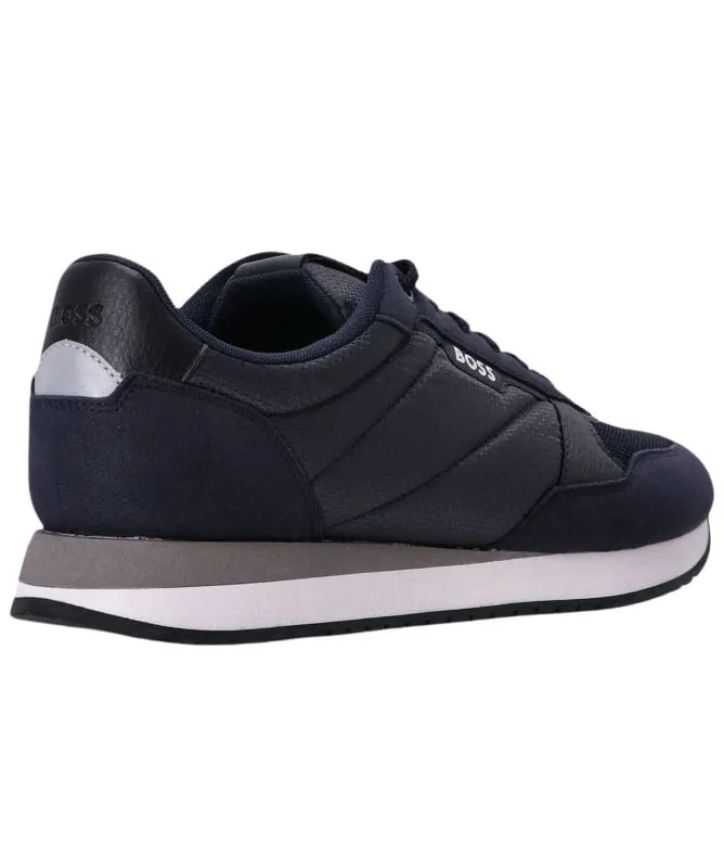 Hugo Boss Kai Runn Mens Trainers | Navy - 4063541108549