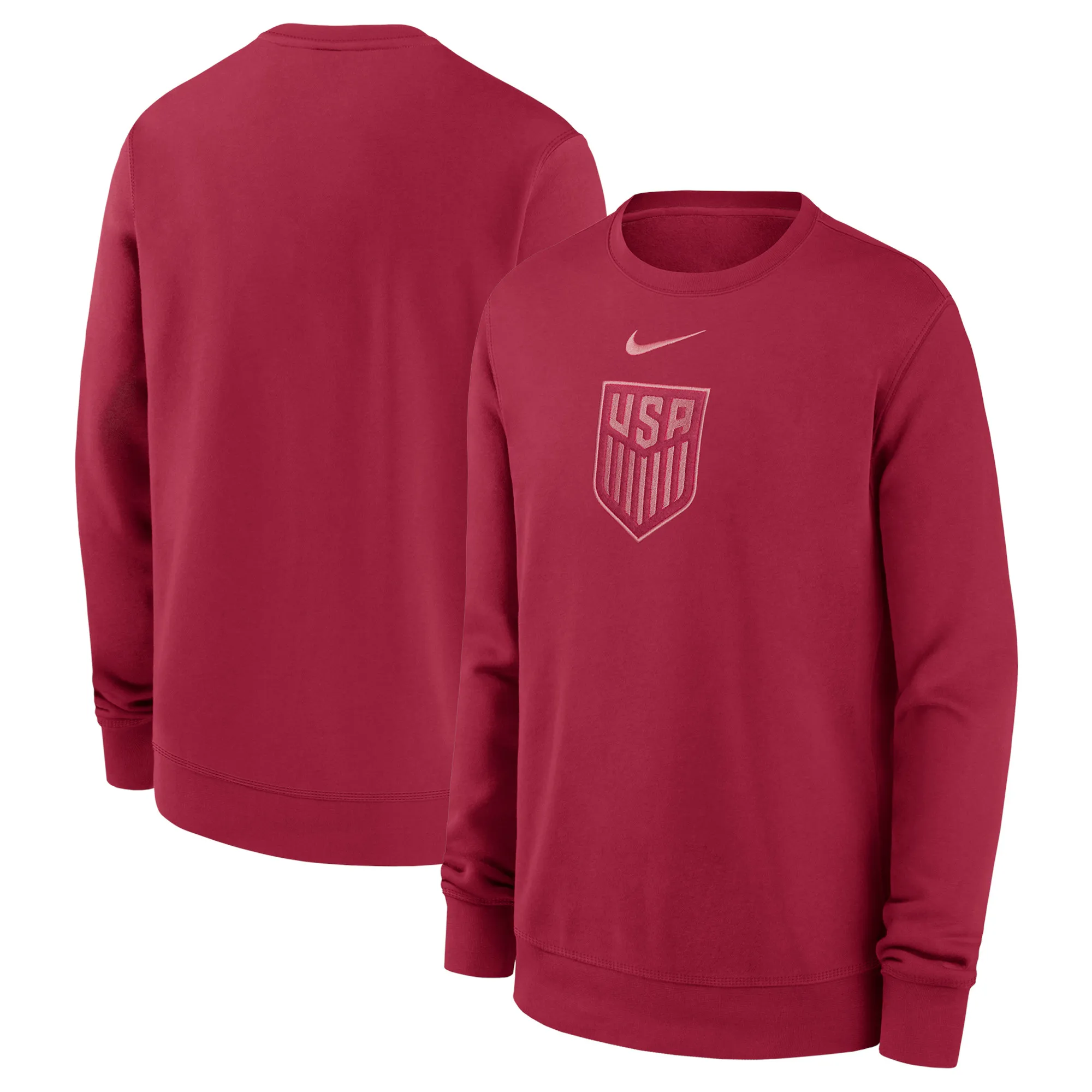 Lids Youth Nike Red USMNT Club Pullover Sweatshirt