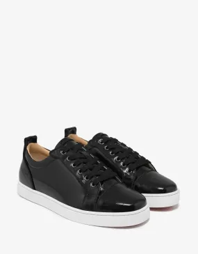 Louis Junior Orlato Flat Black Panther Print Trainers -