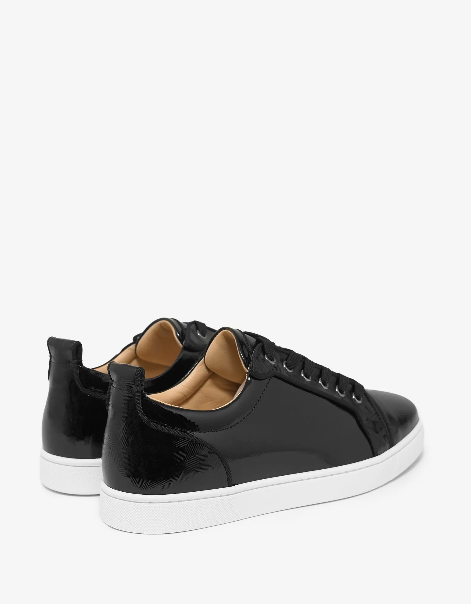 Louis Junior Orlato Flat Black Panther Print Trainers -