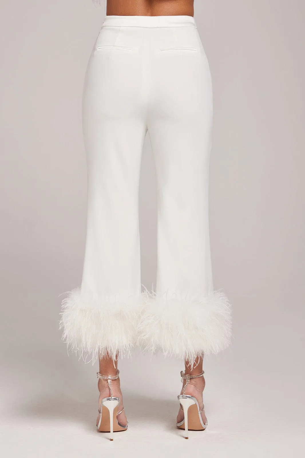 Margot White Trousers