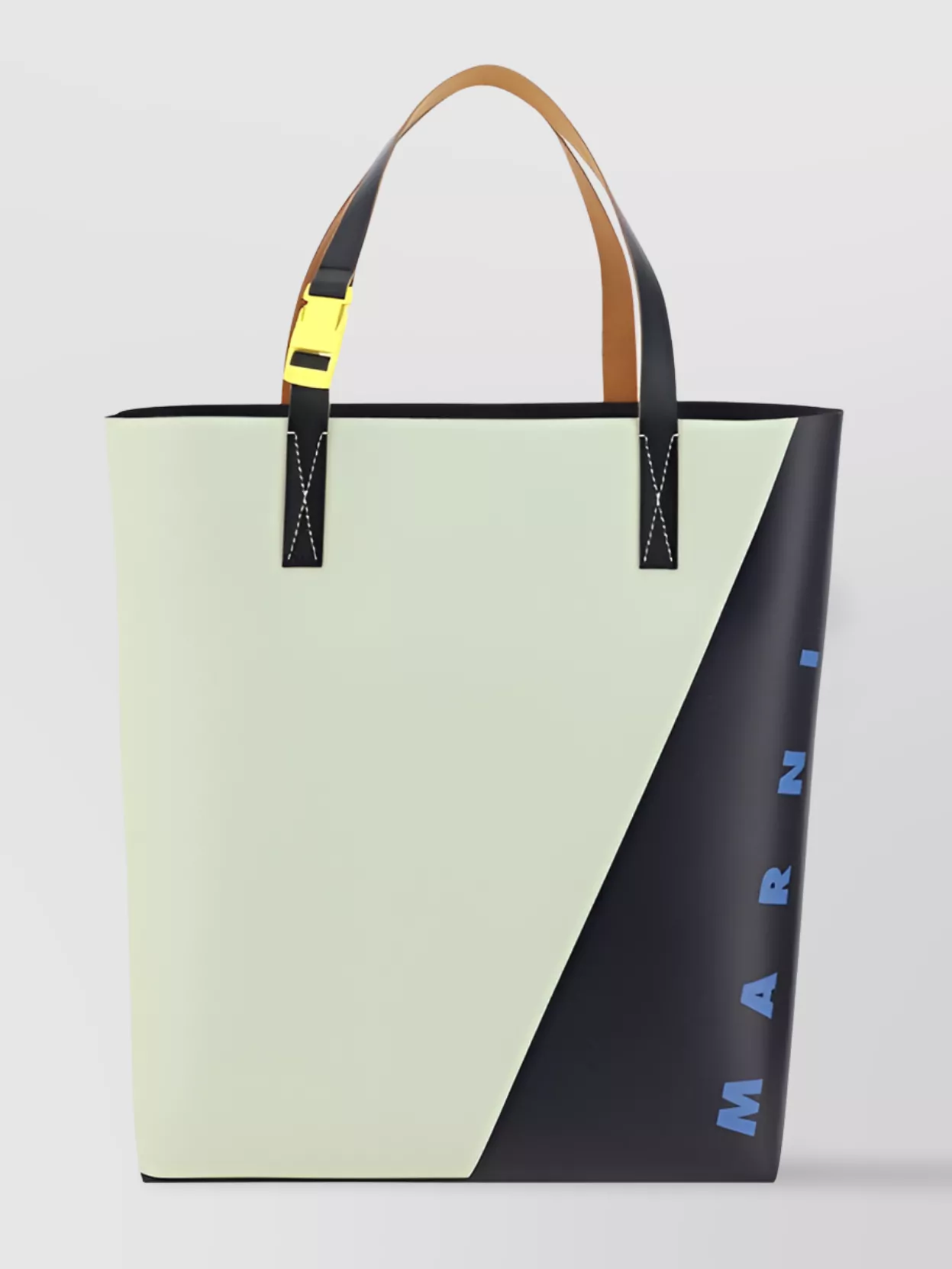 Marni   Shoulder bag calfskin contrast handles