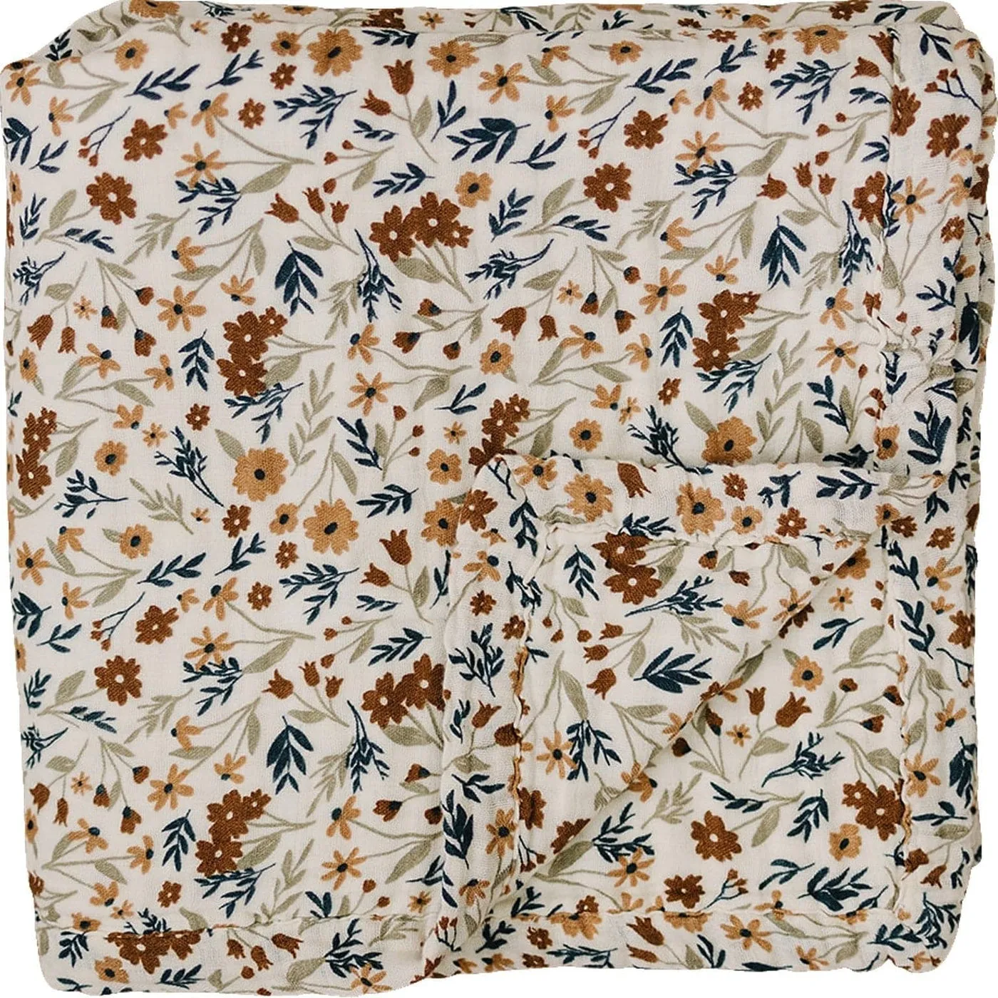 Mebie Baby Harvest Floral Muslin Quilt *