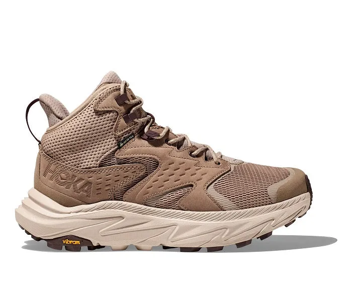 Mens Hoka Anacapa 2 Mid GTX in Dune/Oxford Tan