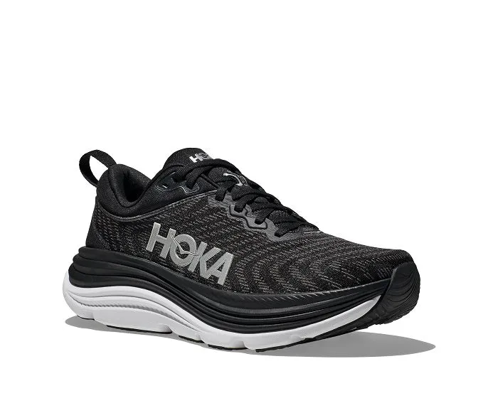 Mens Hoka Gaviota 5 in Black/White