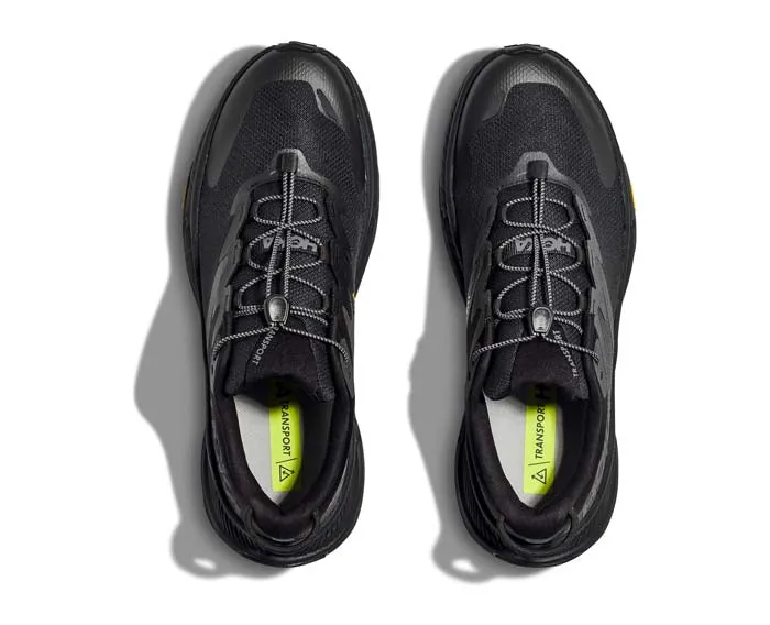 Mens Hoka Transport in Black/Black