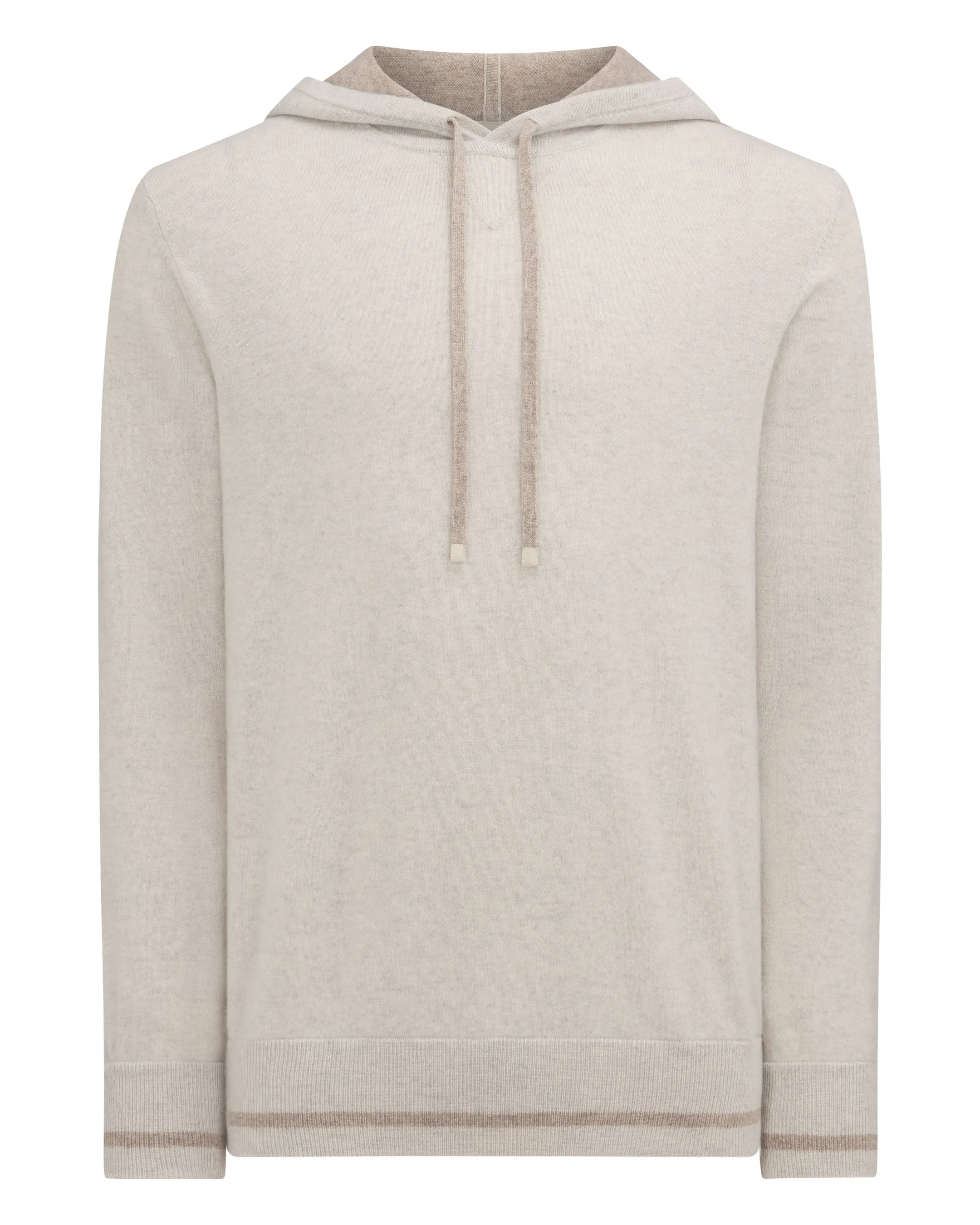 Men's Sweatshirt Style Cashmere Hoodie Pebble Grey