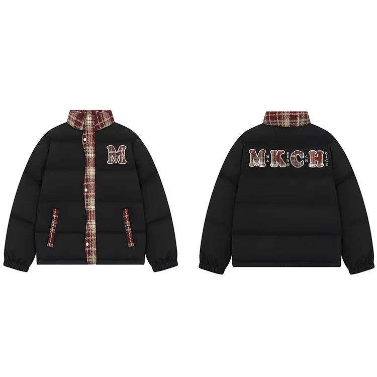 MKCH Letter Plaid Jacket