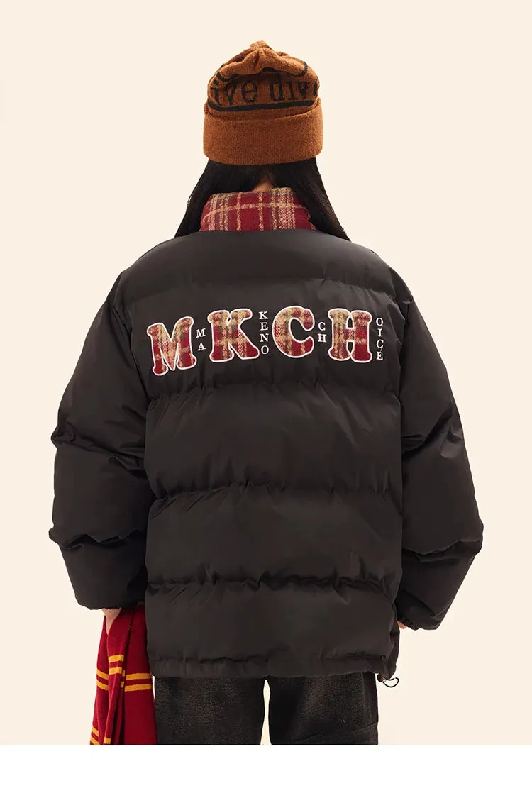 MKCH Letter Plaid Jacket