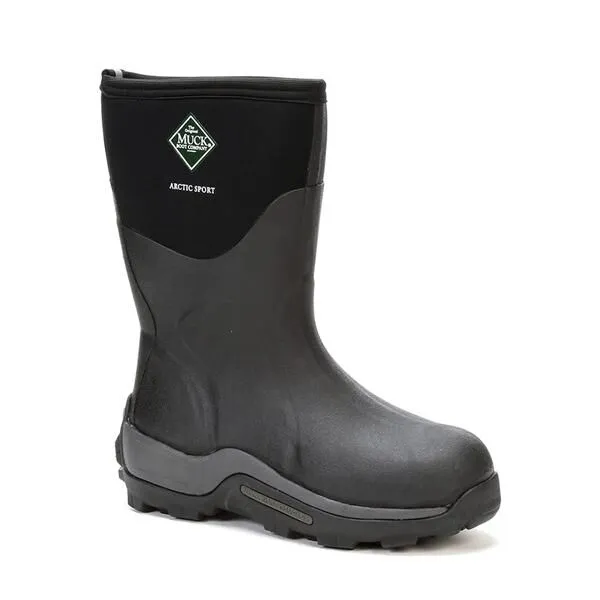 Muck Boot Company Unisex Arctic Sport Mid Boot - Black