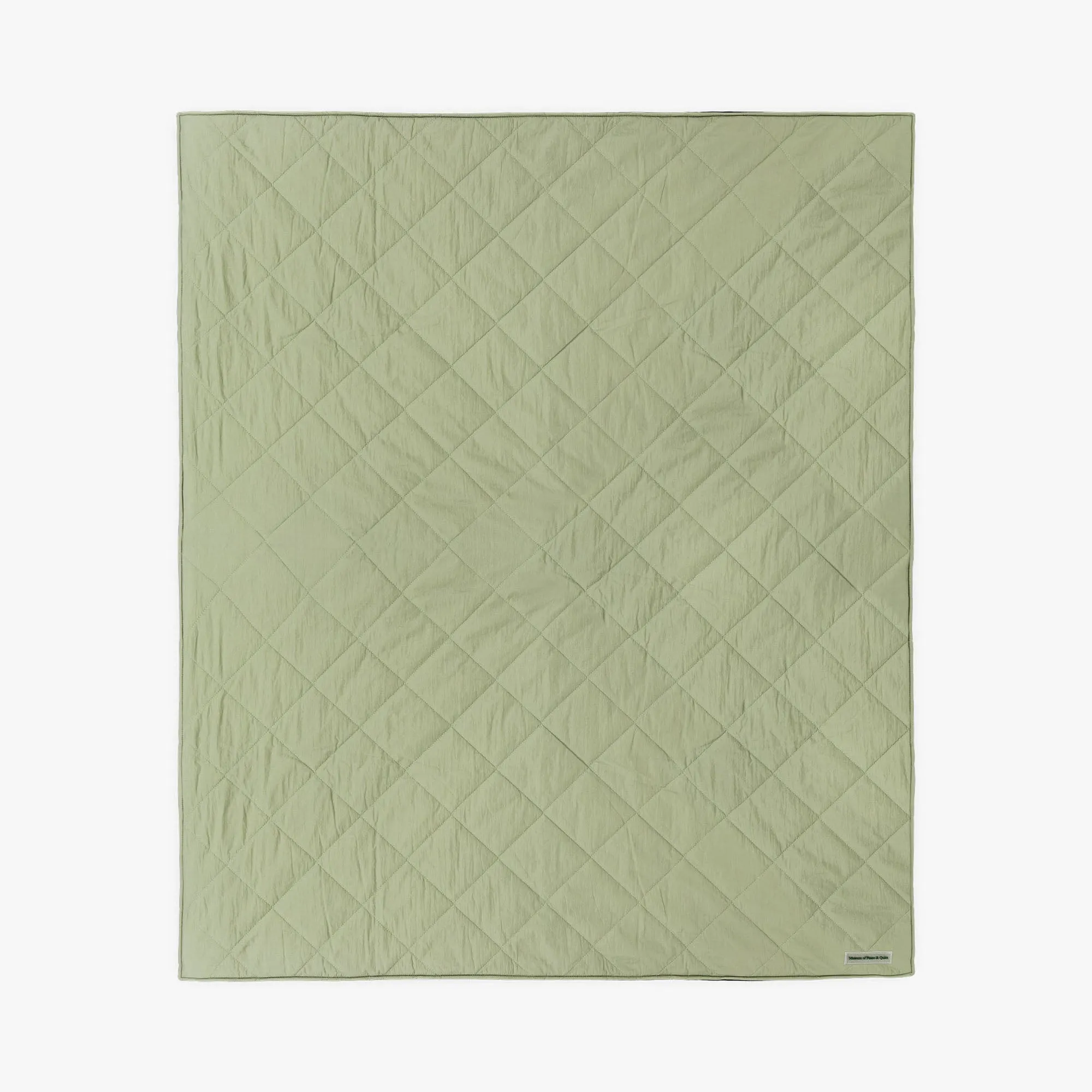 Museum of Peace & Quiet Nylon Reversible Throw Blanket / Olive