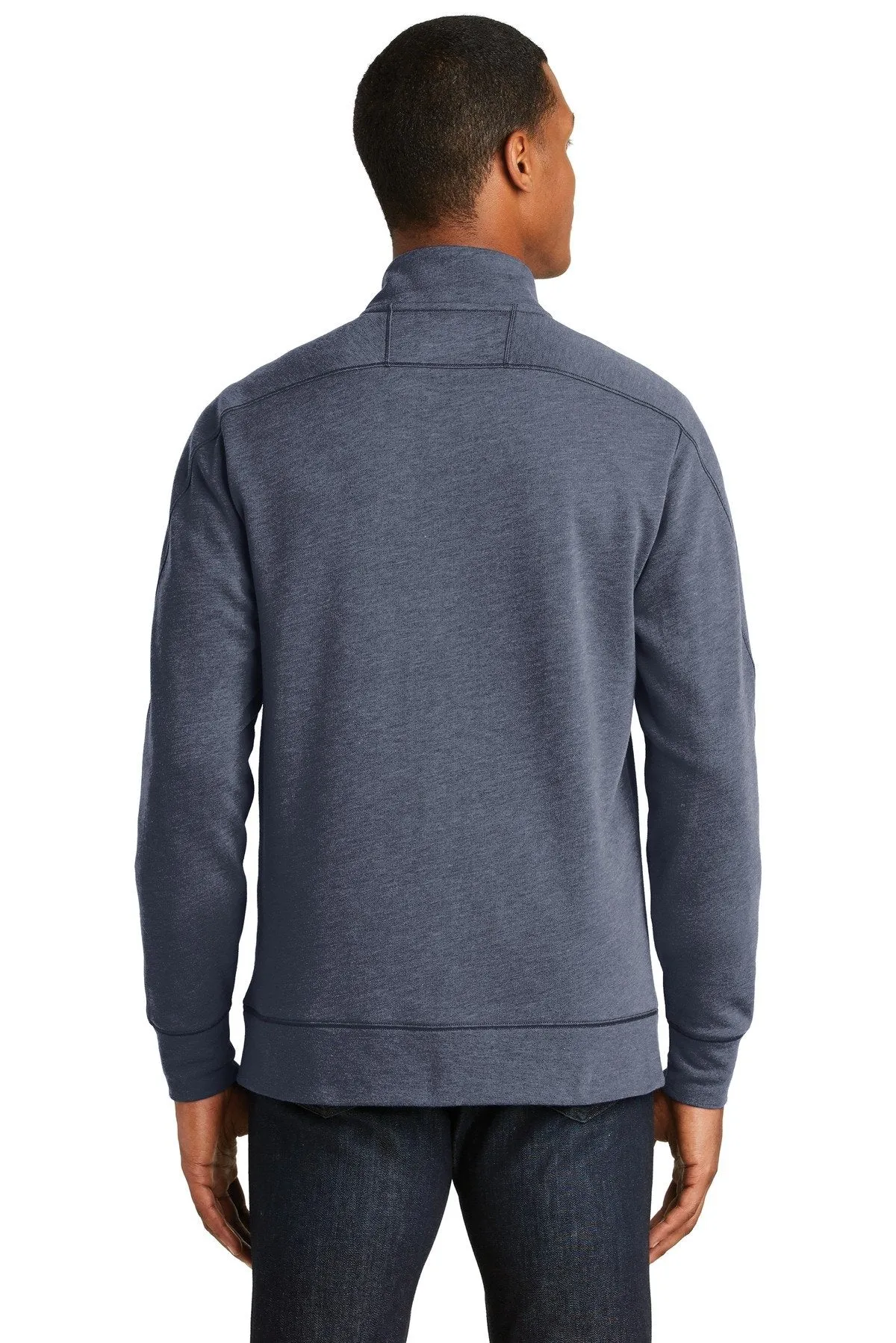 New Era Tri Blend Fleece 1/4-Zip Pullover NEA512 True Navy Heather