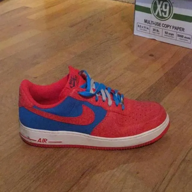 NIke AIr Force 1 - Blue/Red Elepant