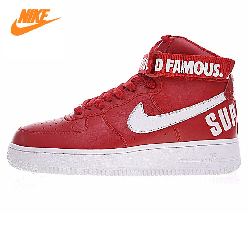 Nike Air Force 1 High Joint White-red SUPREME