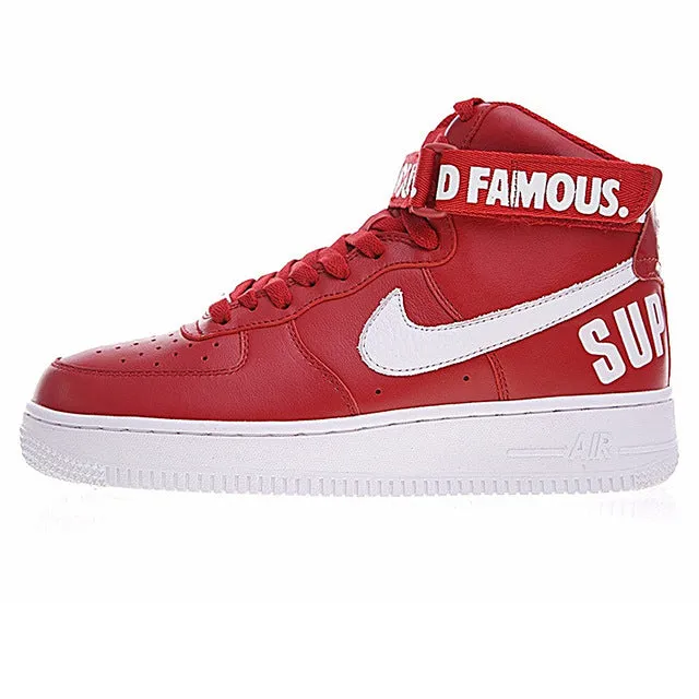 Nike Air Force 1 High Joint White-red SUPREME