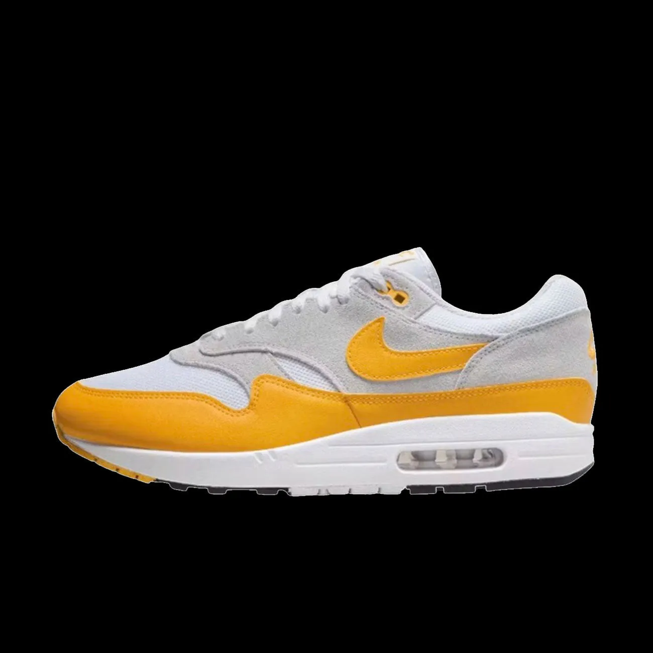 Nike Air Max 1 ESS (White/University Gold-Pure Platinum)