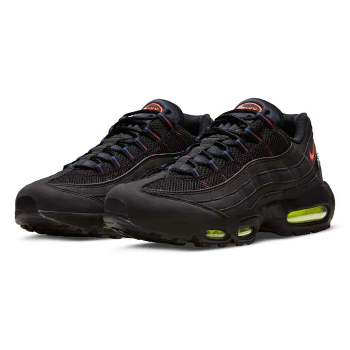 Nike Air Max 95 Black/Bright Crimson-Volt-Blue Crystal