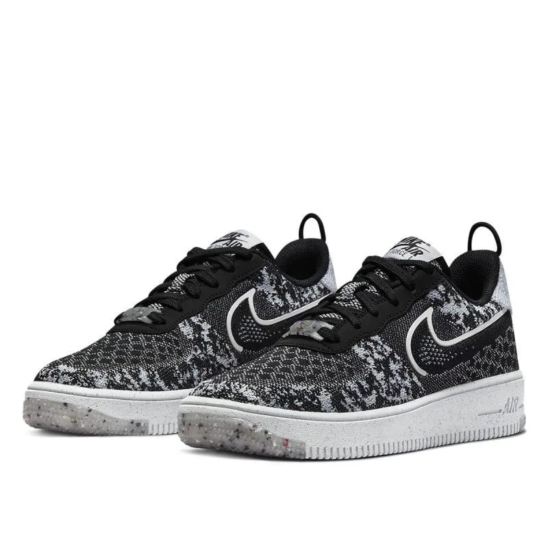 Nike - Baskets Nike Air Force 1 Crater Flyknit - Noir - Femme