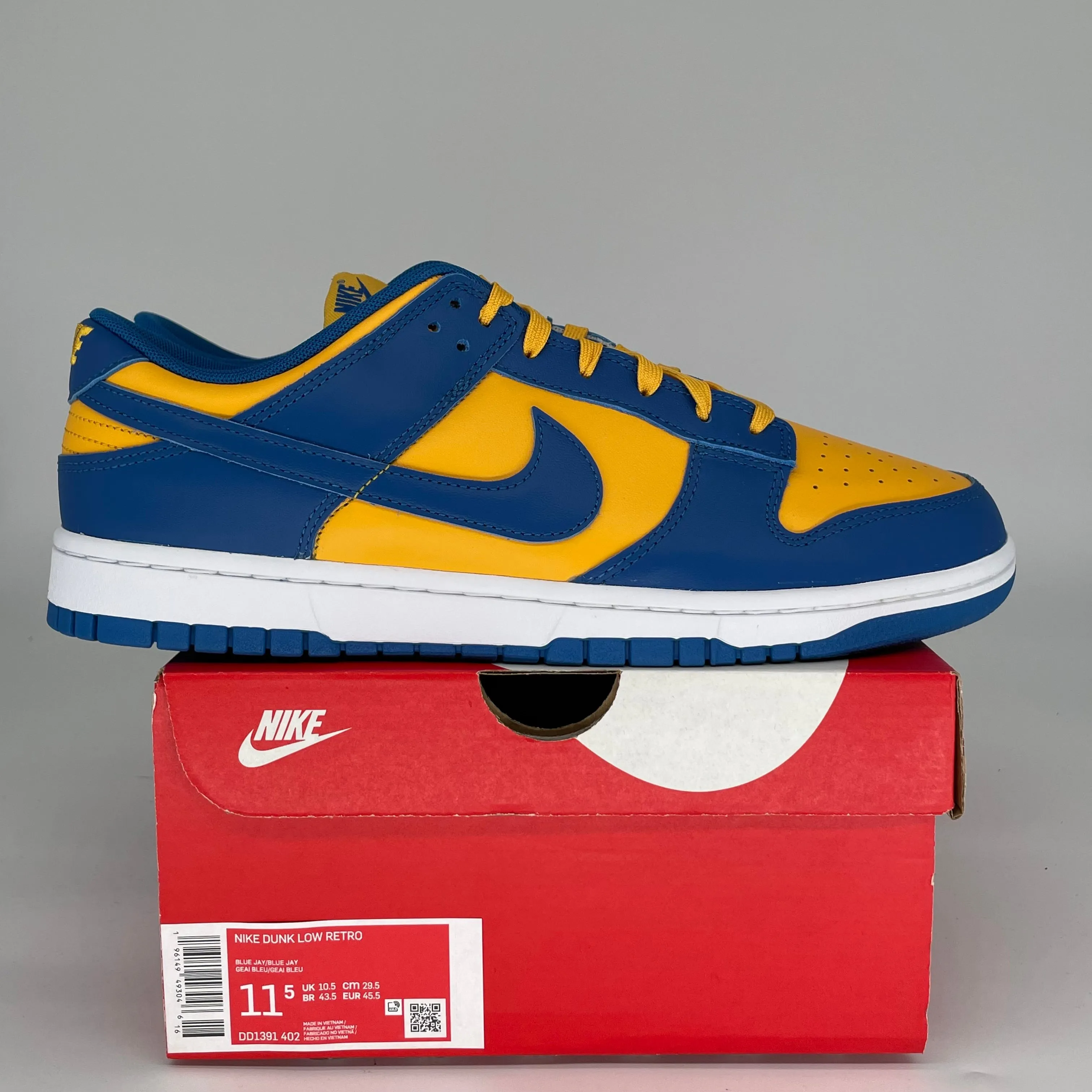 NIKE DUNK LOW UCLA SIZE 11.5 DD1391-402