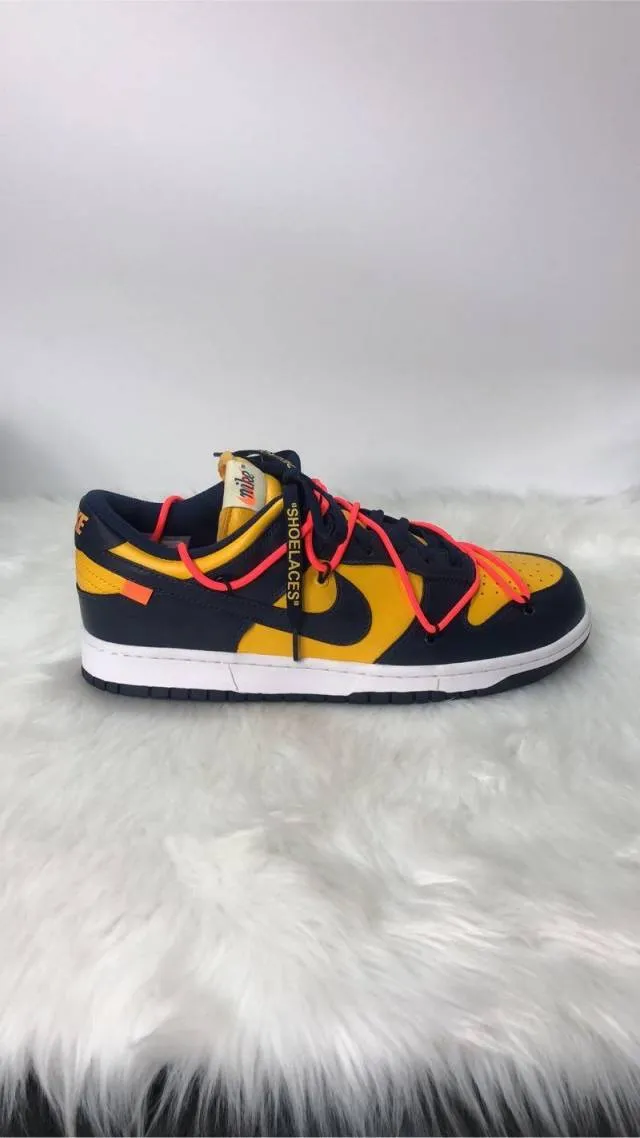 Nike dunk Michigan off white