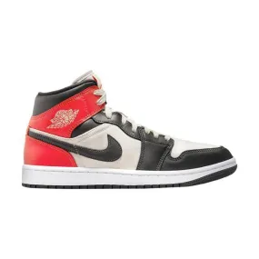 Nike Women's Air Jordan 1 Mid SE (Newsprint/ Light Orewo...