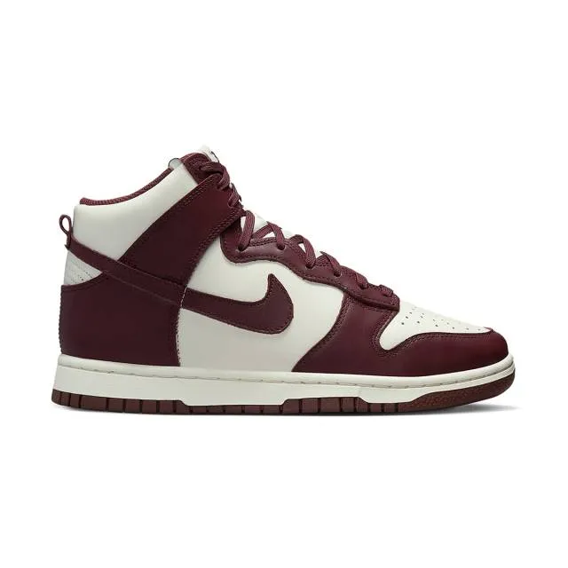 Nike Women's Dunk High (Burgundy Crush/ Sail White/ Dark...