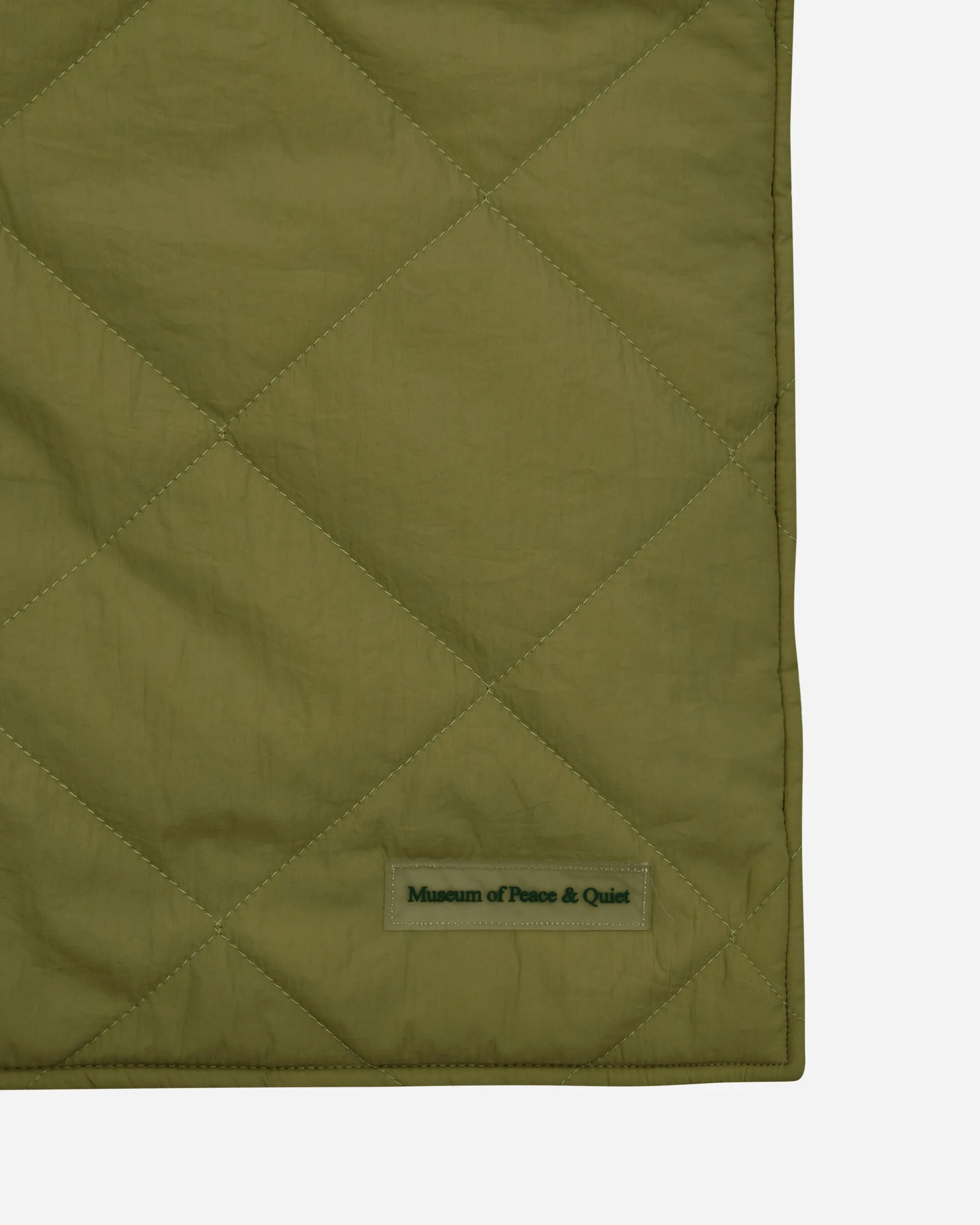 Nylon Reversible Throw Blanket Olive