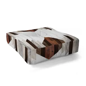 Ole Woodrow Floor Pouf Pillow Square (DS)