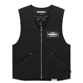 PADDED WORK VEST BLACK | Bodega