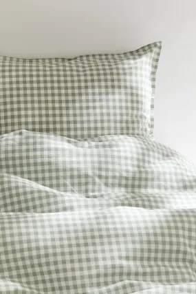 Patterned Twin Duvet Cover Set