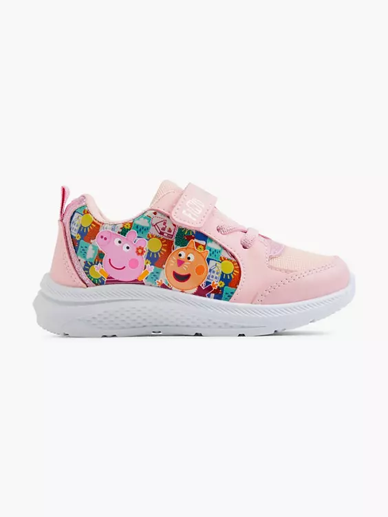 Peppa Pig  Girls Pink Peppa Pig Velcro Trainers