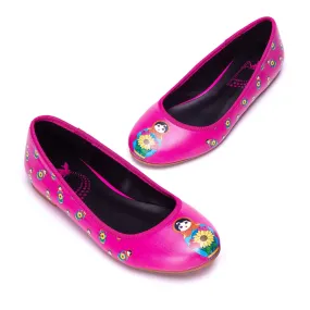 Pink Babette Ballet Flats