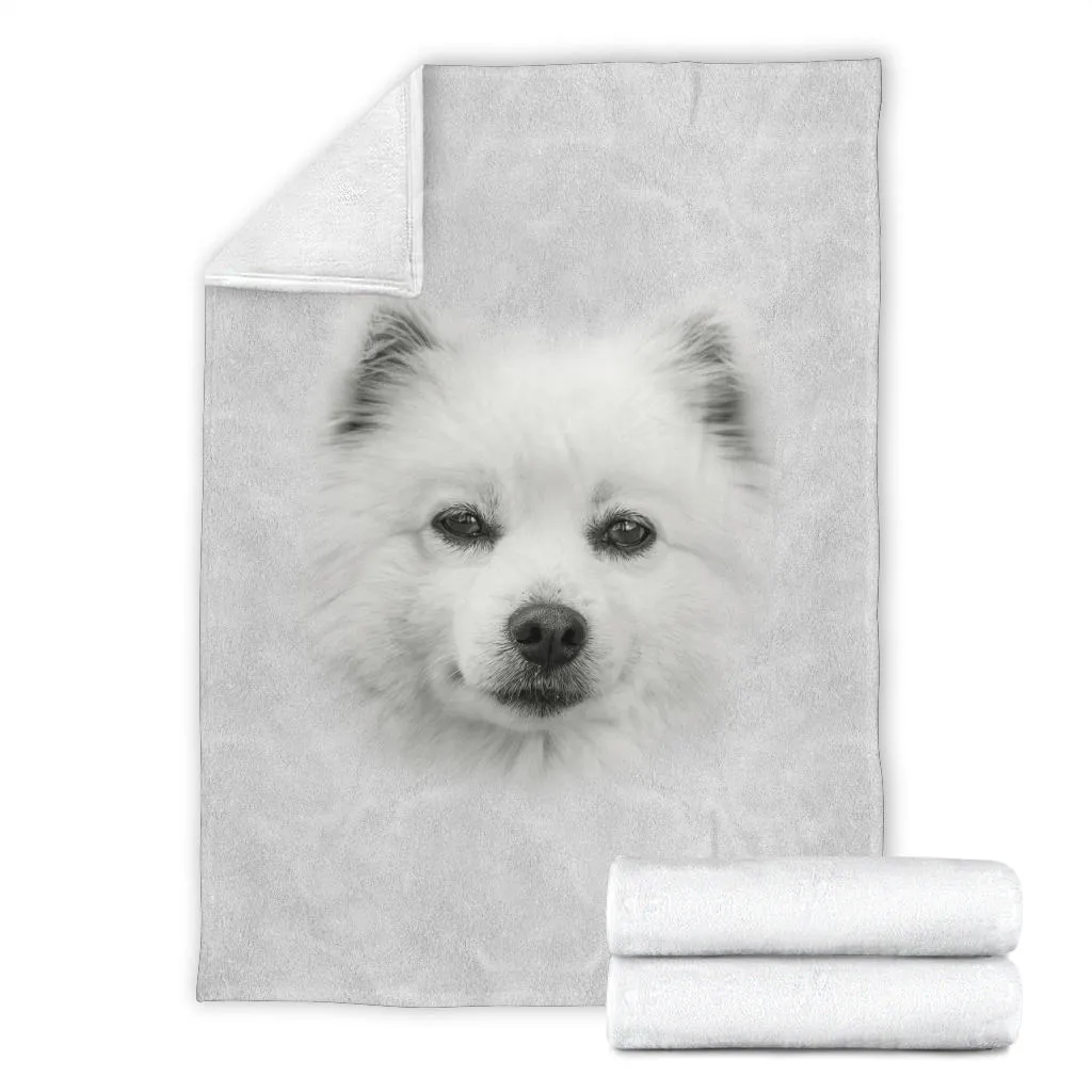 Premium Blanket American Eskimo Face Hair